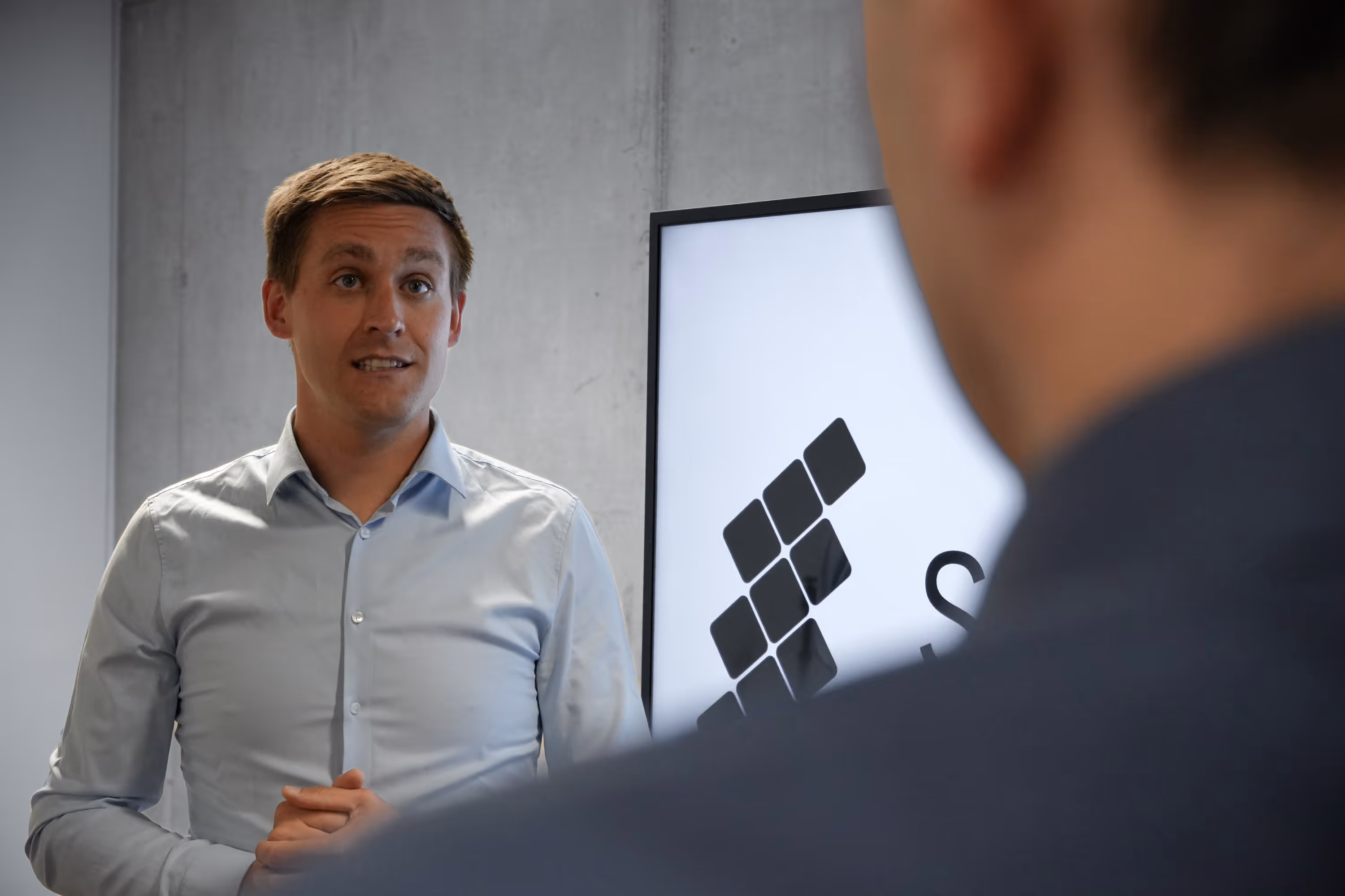 Ein Beratungsgespräch mit Mitgründer Sebastian Kaupp