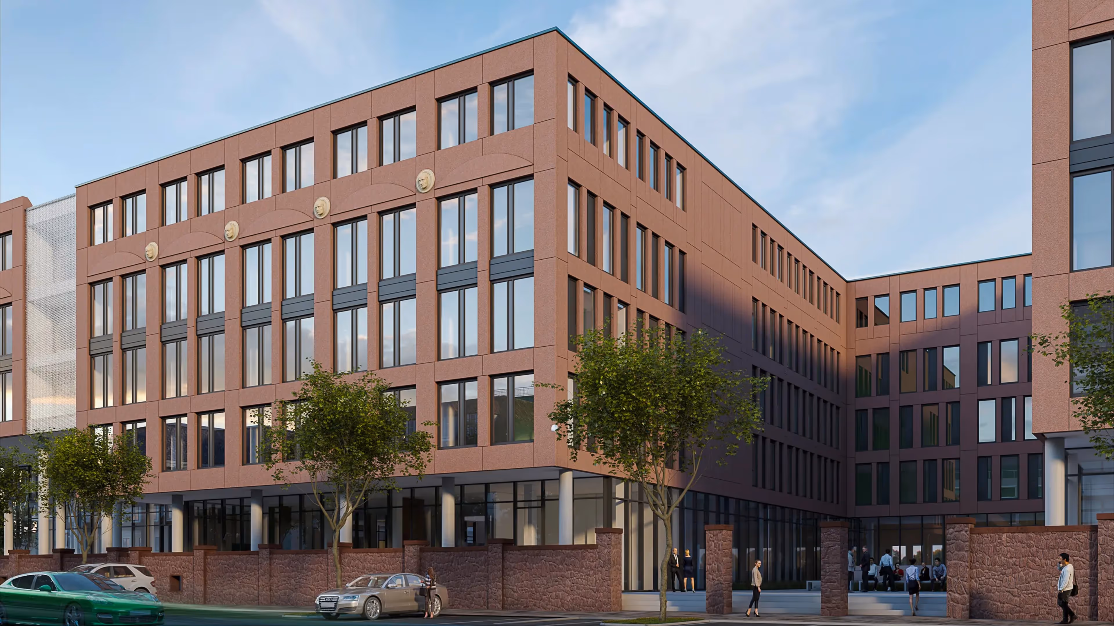 Bürogebäude des Cyberlabs.